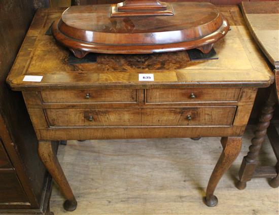 Antique walnut low boy(-)